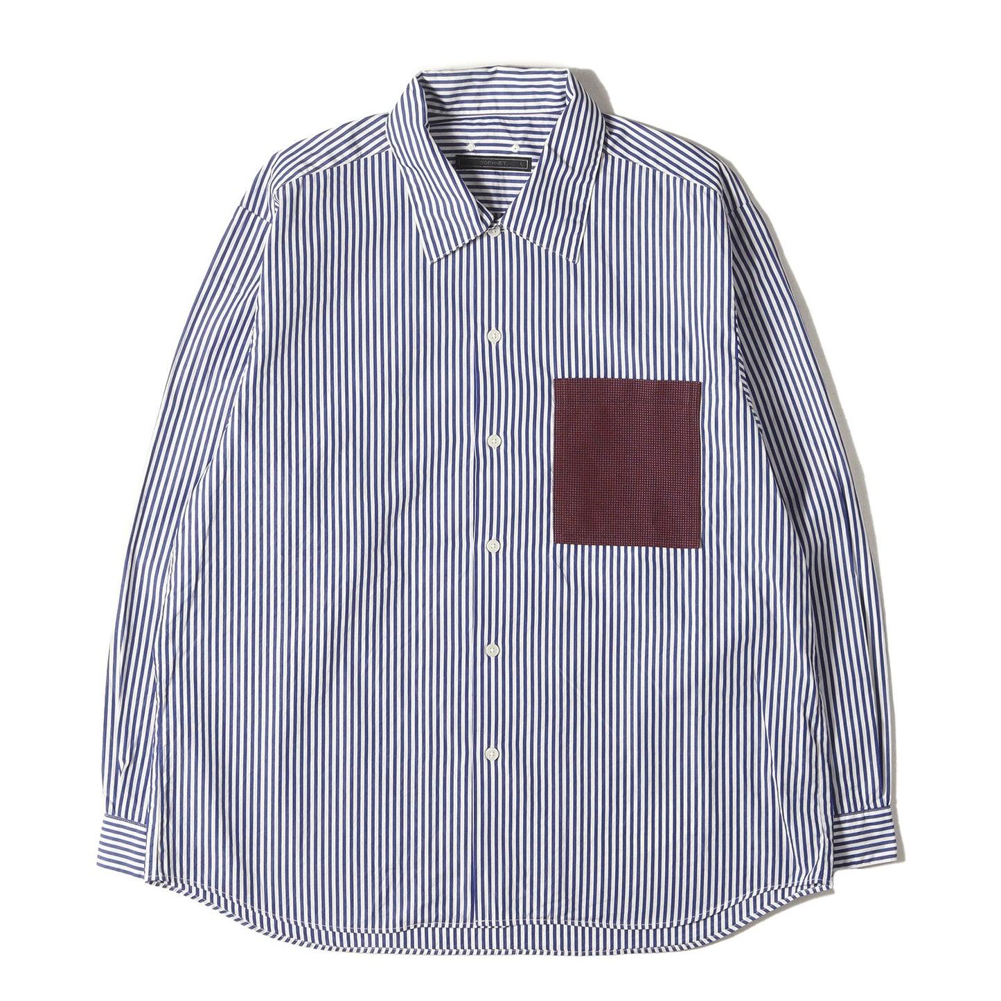 23SS ×Kvadrat デザイン ポケット ストライプ シャツ(POCKET REGULAR COLLAR BIG SHIRT / Pro 3 by Kvadrat)