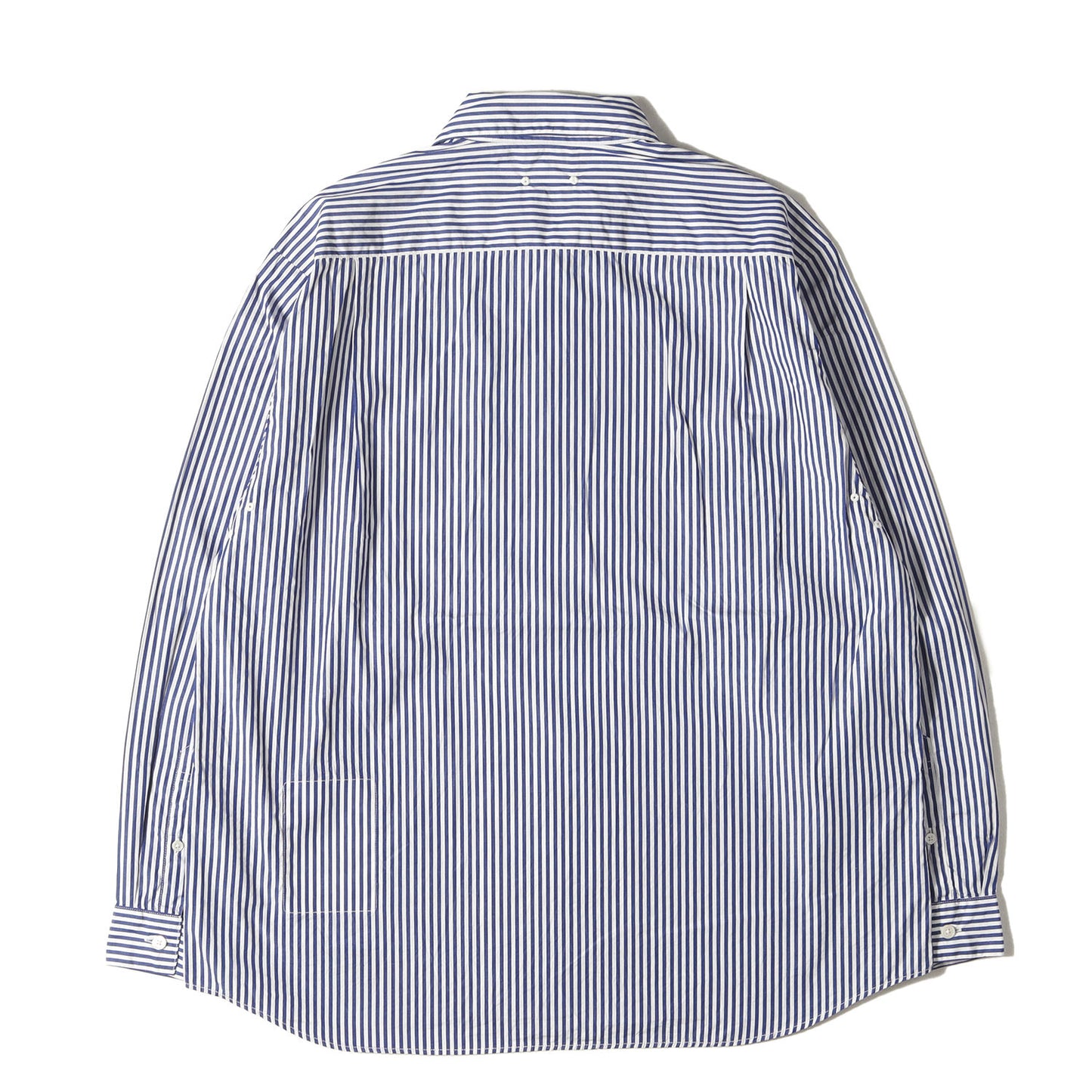 23SS ×Kvadrat デザイン ポケット ストライプ シャツ(POCKET REGULAR COLLAR BIG SHIRT / Pro 3 by Kvadrat)
