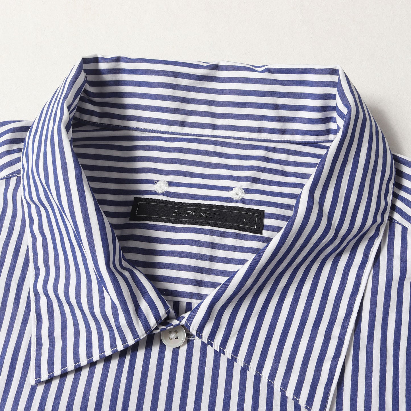 23SS ×Kvadrat デザイン ポケット ストライプ シャツ(POCKET REGULAR COLLAR BIG SHIRT / Pro 3 by Kvadrat)