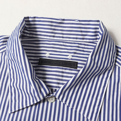 23SS ×Kvadrat デザイン ポケット ストライプ シャツ(POCKET REGULAR COLLAR BIG SHIRT / Pro 3 by Kvadrat)