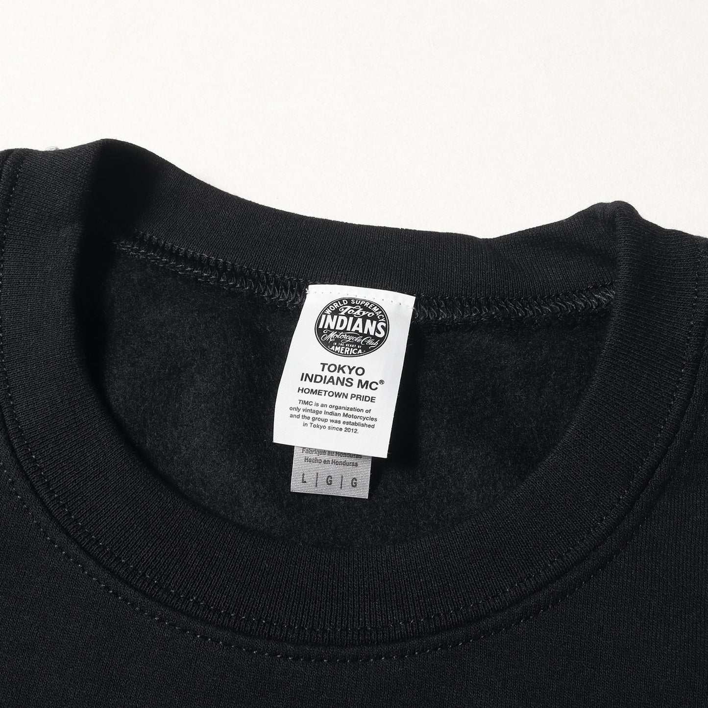 東京インディアンズ ブランドロゴ クルーネック スウェット