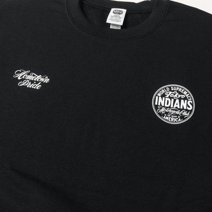 東京インディアンズ ブランドロゴ クルーネック スウェット