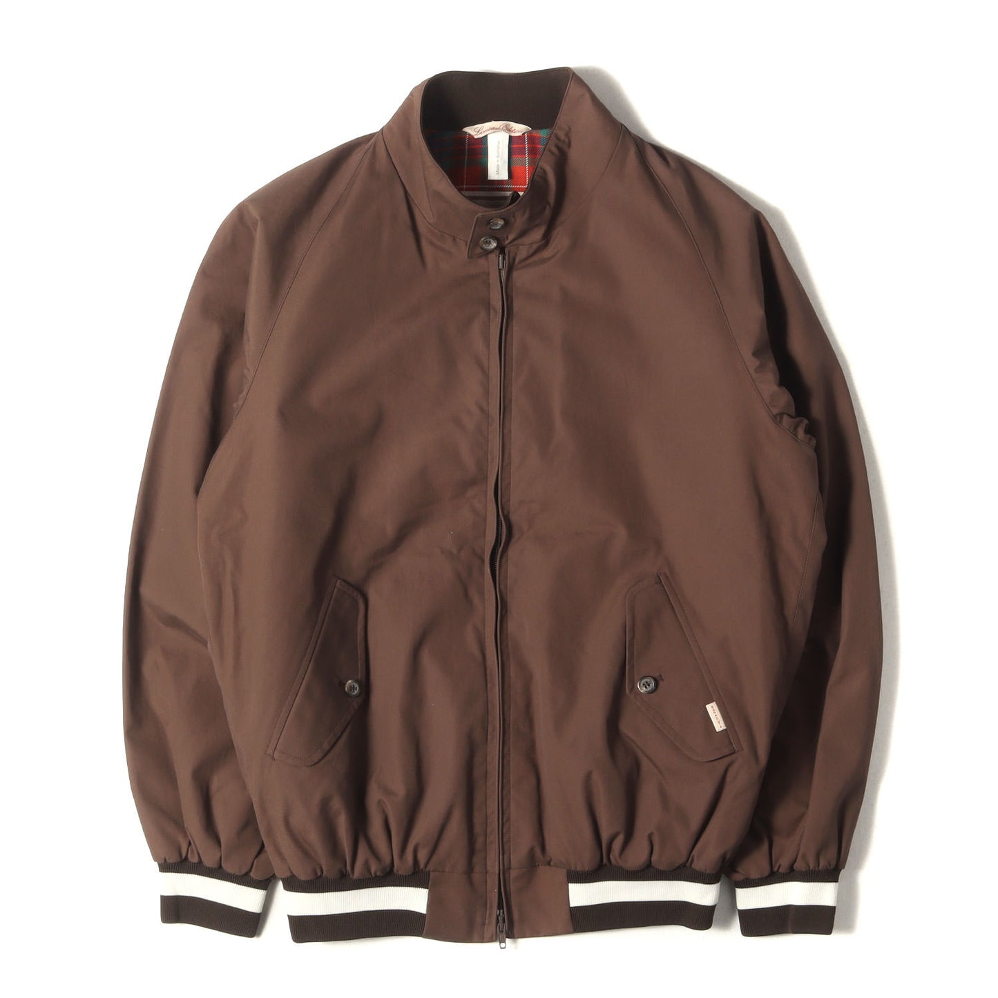 ×BARACUTA G9 裏地チェック ハリントンジャケット