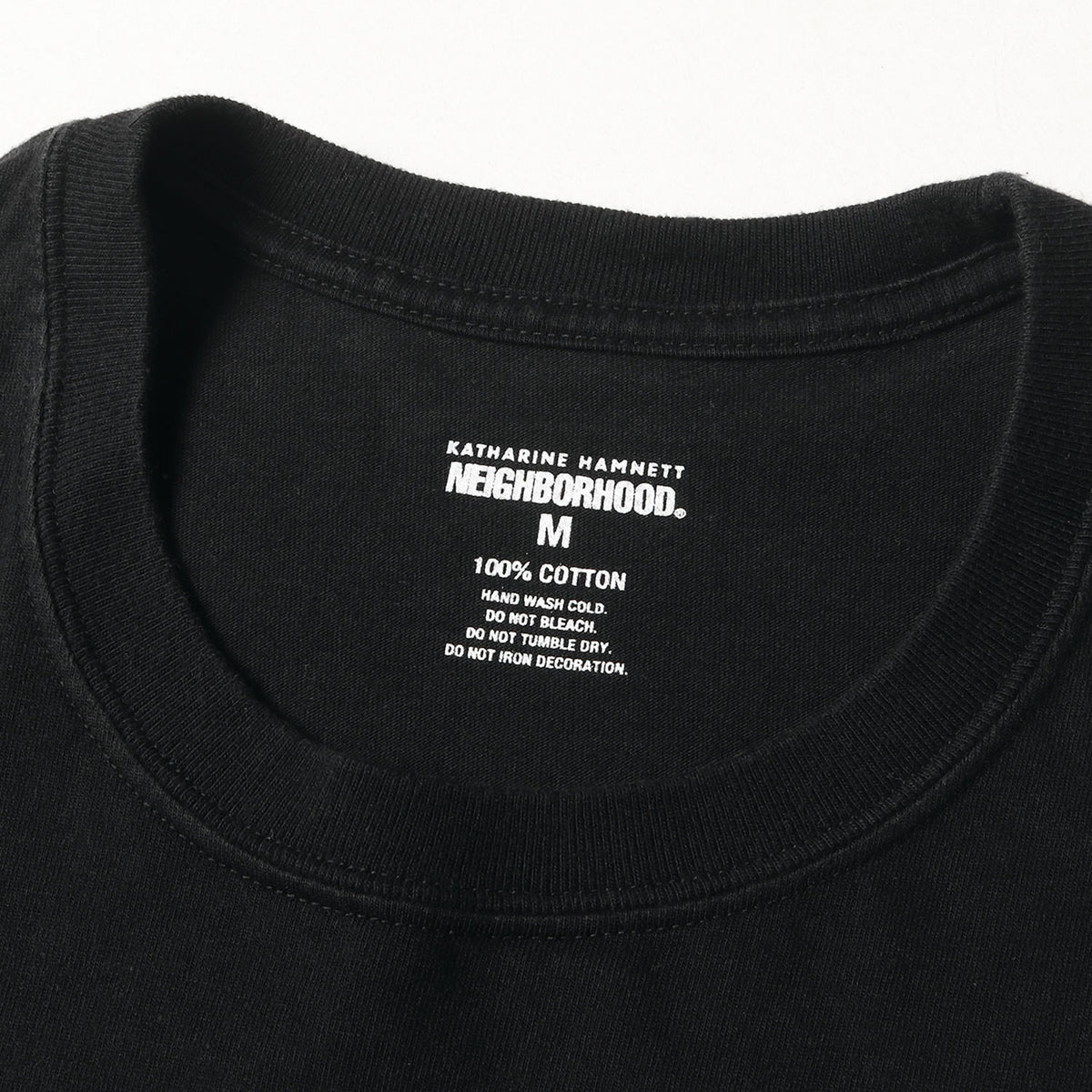 22AW ×KATHARINE HAMNETT バックロゴ ロングスリーブ Tシャツ