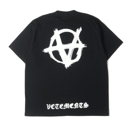 22AW ダブルアナーキーロゴ オーバーサイズ Tシャツ(Double Anarchy T-Shirt)