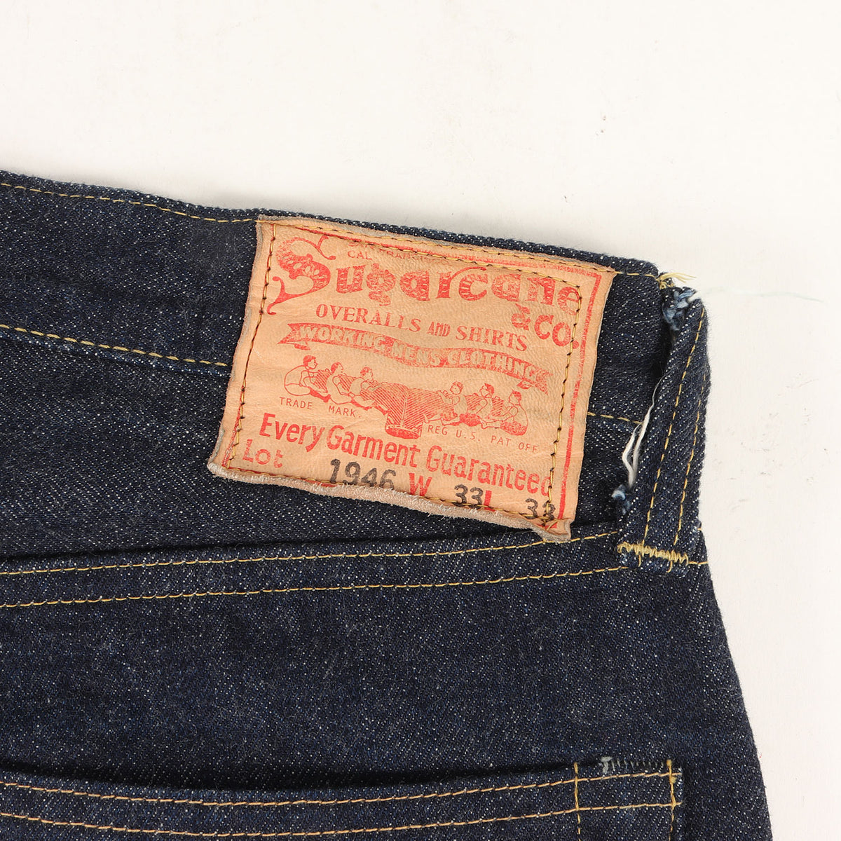 1946年 大戦後期モデル デニムパンツ(13.5oz. BLUE DENIM WAIST OVERALLS 1946 MODEL)