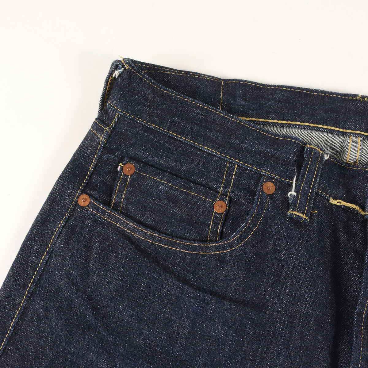 1946年 大戦後期モデル デニムパンツ(13.5oz. BLUE DENIM WAIST OVERALLS 1946 MODEL)