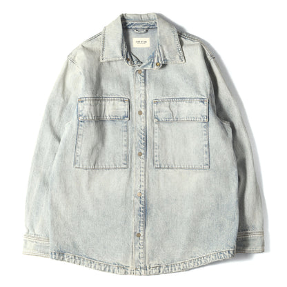 ヴィンテージ加工 オーバーサイズ デニム シャツジャケット(SIXTH COLLECTION)