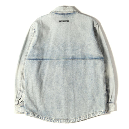 ヴィンテージ加工 オーバーサイズ デニム シャツジャケット(SIXTH COLLECTION)