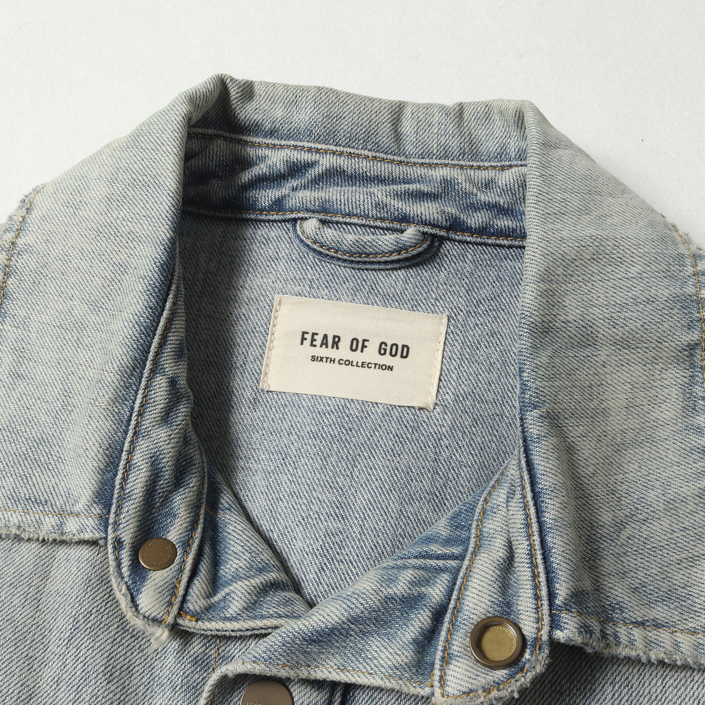 ヴィンテージ加工 オーバーサイズ デニム シャツジャケット(SIXTH COLLECTION)