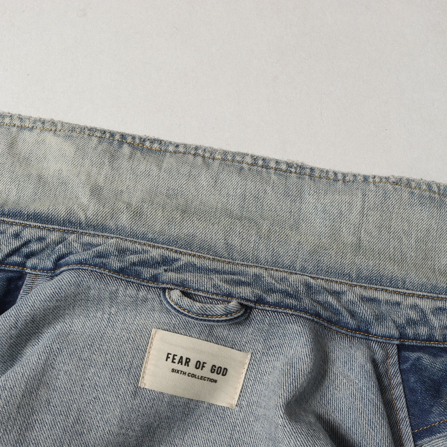 ヴィンテージ加工 オーバーサイズ デニム シャツジャケット(SIXTH COLLECTION)