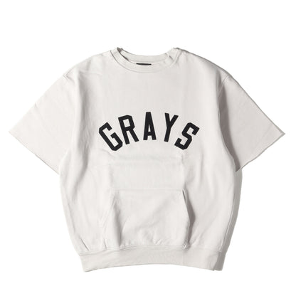 20AW オーバーサイズ カットオフ 半袖 スウェット(Grays 3/4 Sleeve Sweatshirt)