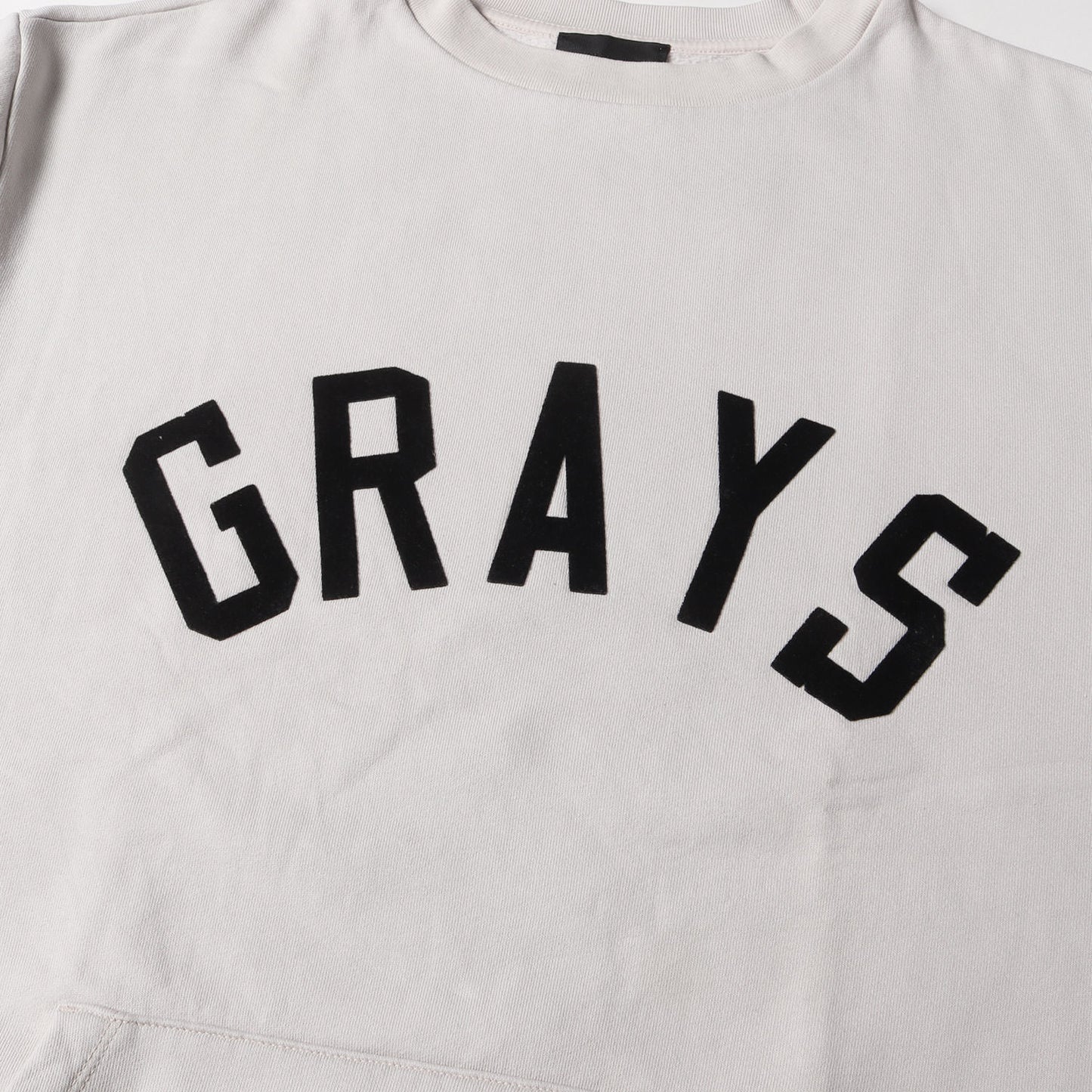20AW オーバーサイズ カットオフ 半袖 スウェット(Grays 3/4 Sleeve Sweatshirt)