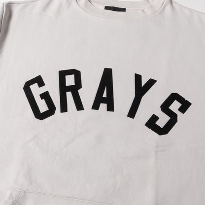 20AW オーバーサイズ カットオフ 半袖 スウェット(Grays 3/4 Sleeve Sweatshirt)