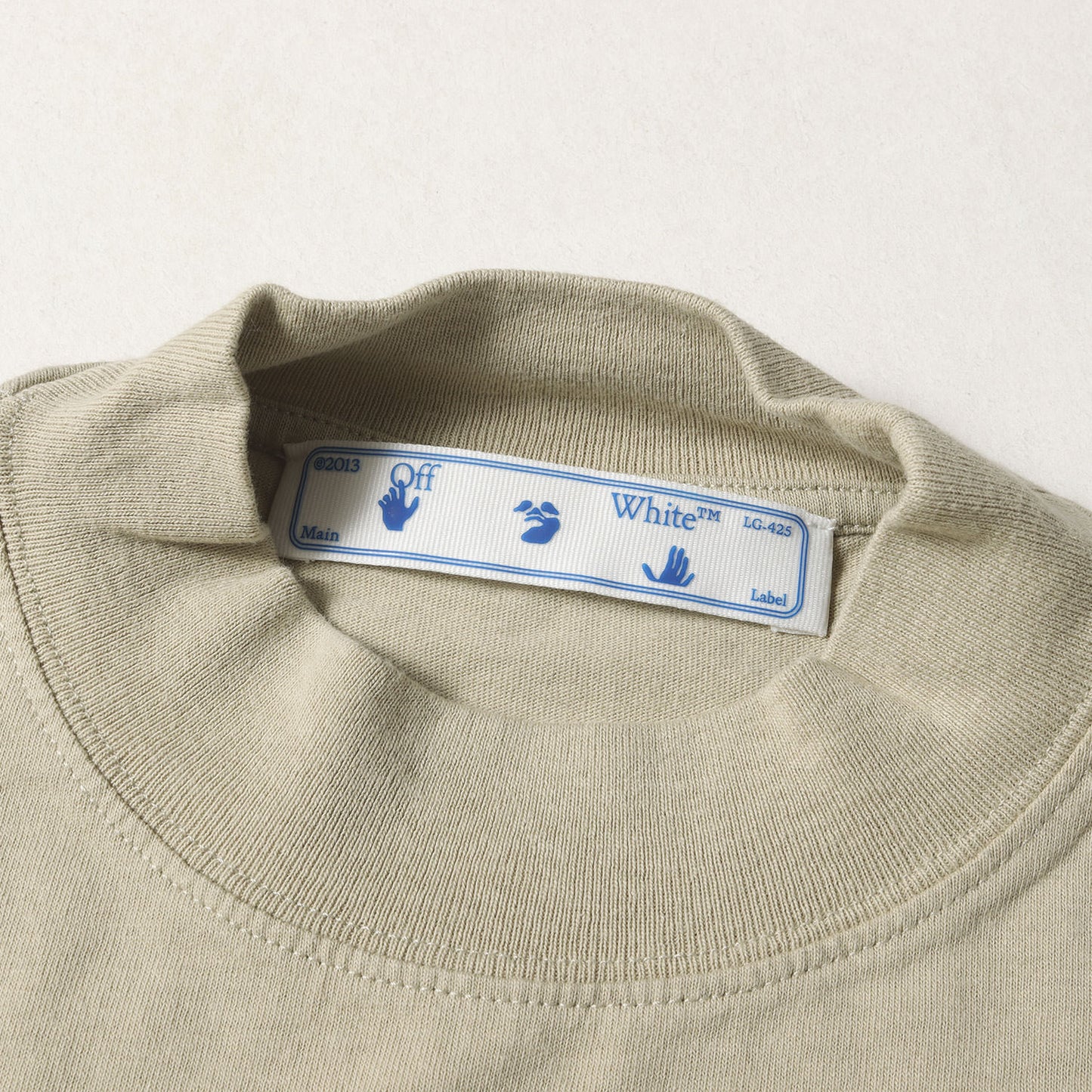 21AW 絵画グラフィック オーバーサイズ ロングスリーブ Tシャツ(CARAV HAND OVER MOCKNECK)