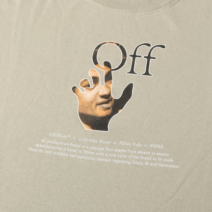 21AW 絵画グラフィック オーバーサイズ ロングスリーブ Tシャツ(CARAV HAND OVER MOCKNECK)