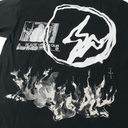 21SS ×fragment design グラフィック オーバーサイズ ロングスリーブ Tシャツ