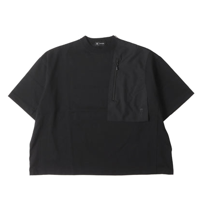 24SS D-VEC ×ALOMOSTBLACK ナイロンポケット付き オーバーサイズ Tシャツ(OVERSIZED ZIP POCKET SHORT T-SHIRT / HIGH TWIST COTTON S.R.G.)