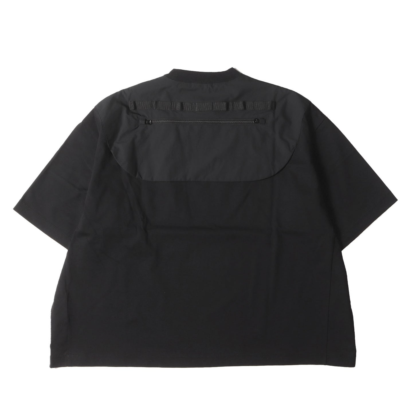 24SS D-VEC ×ALOMOSTBLACK ナイロンポケット付き オーバーサイズ Tシャツ(OVERSIZED ZIP POCKET SHORT T-SHIRT / HIGH TWIST COTTON S.R.G.)