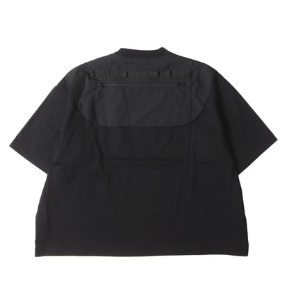 24SS D-VEC ×ALOMOSTBLACK ナイロンポケット付き オーバーサイズ Tシャツ(OVERSIZED ZIP POCKET SHORT T-SHIRT / HIGH TWIST COTTON S.R.G.)