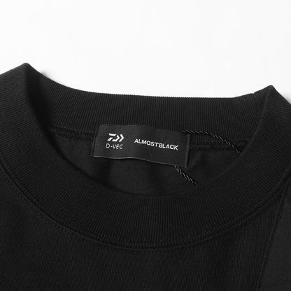 24SS D-VEC ×ALOMOSTBLACK ナイロンポケット付き オーバーサイズ Tシャツ(OVERSIZED ZIP POCKET SHORT T-SHIRT / HIGH TWIST COTTON S.R.G.)