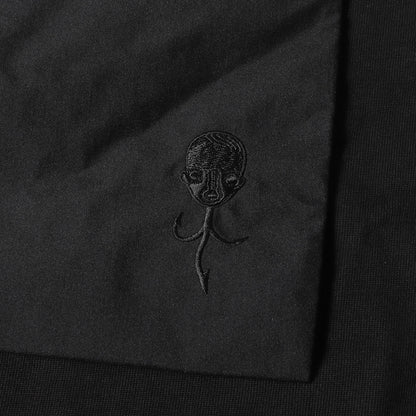 24SS D-VEC ×ALOMOSTBLACK ナイロンポケット付き オーバーサイズ Tシャツ(OVERSIZED ZIP POCKET SHORT T-SHIRT / HIGH TWIST COTTON S.R.G.)