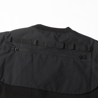 24SS D-VEC ×ALOMOSTBLACK ナイロンポケット付き オーバーサイズ Tシャツ(OVERSIZED ZIP POCKET SHORT T-SHIRT / HIGH TWIST COTTON S.R.G.)