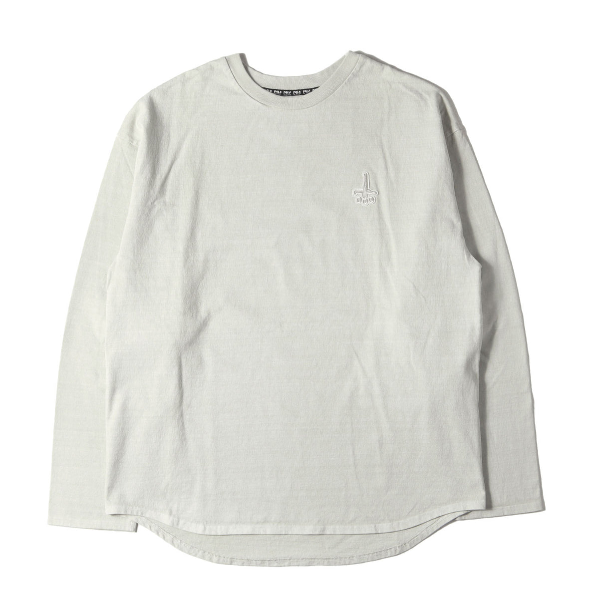 21SS ワッペンロゴ オーバーサイズ ヘビー ロングスリーブ Tシャツ