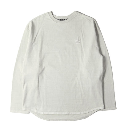 21SS ワッペンロゴ オーバーサイズ ヘビー ロングスリーブ Tシャツ