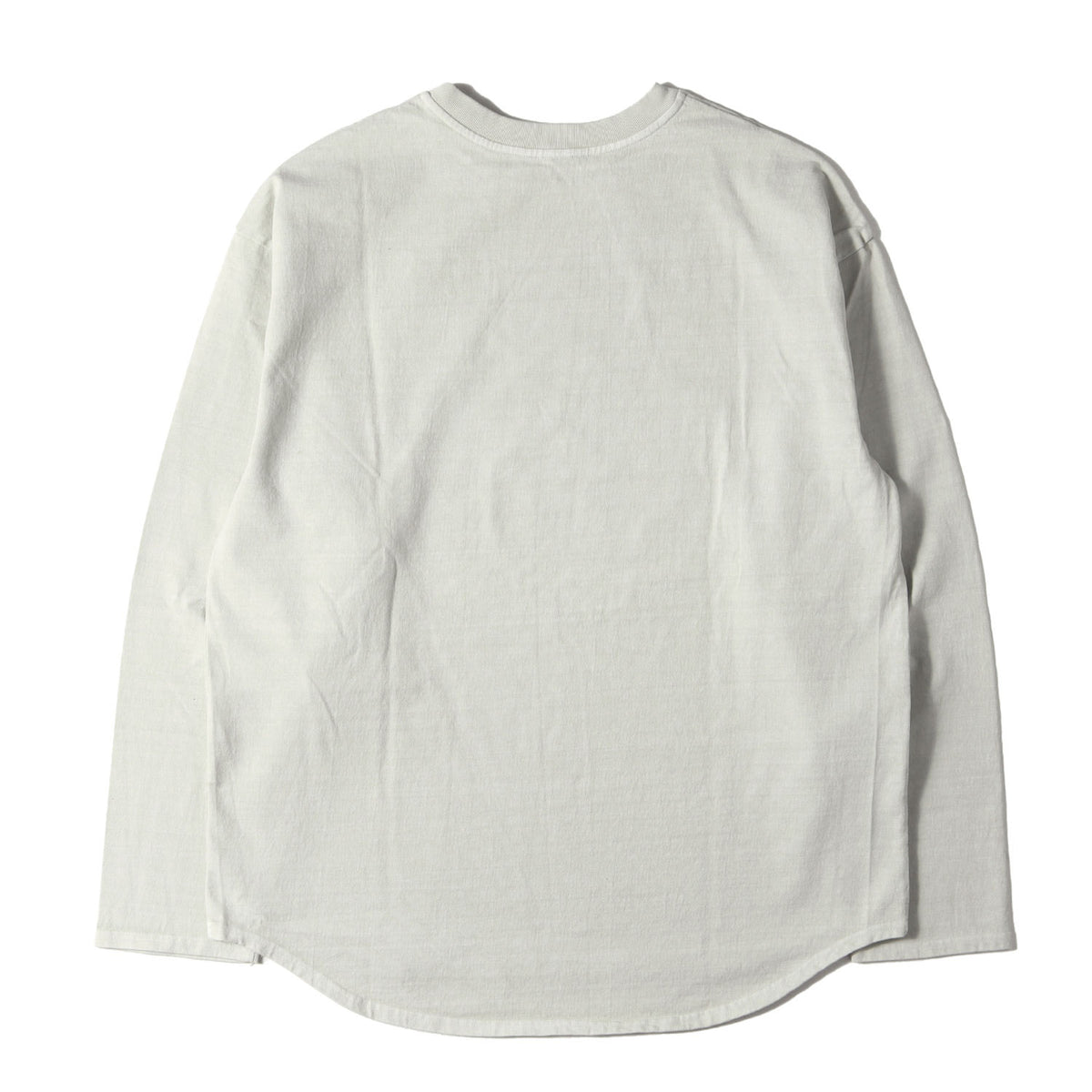 21SS ワッペンロゴ オーバーサイズ ヘビー ロングスリーブ Tシャツ