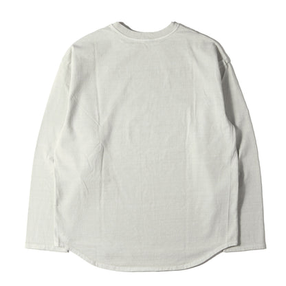 21SS ワッペンロゴ オーバーサイズ ヘビー ロングスリーブ Tシャツ
