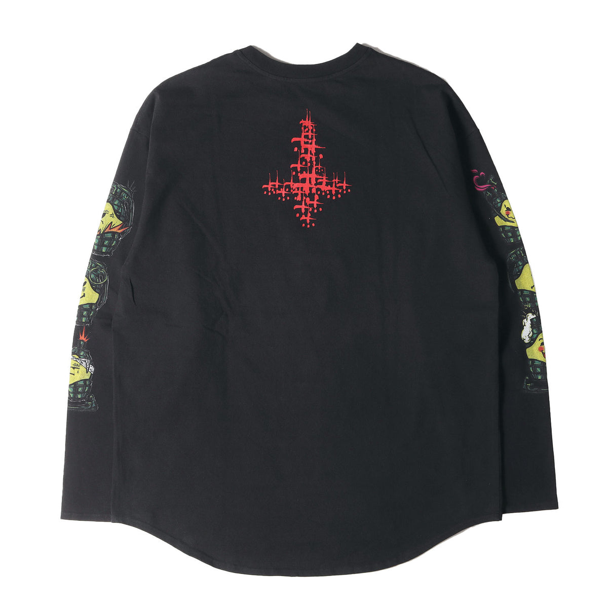 21SS グラフィックプリント オーバーサイズ ヘビー ロングスリーブ Tシャツ
