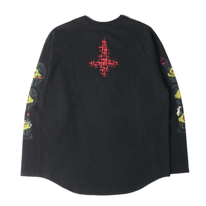21SS グラフィックプリント オーバーサイズ ヘビー ロングスリーブ Tシャツ
