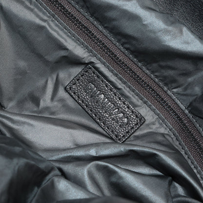 シープスキンレザー ショルダーバッグ(Leather Puff Bag)