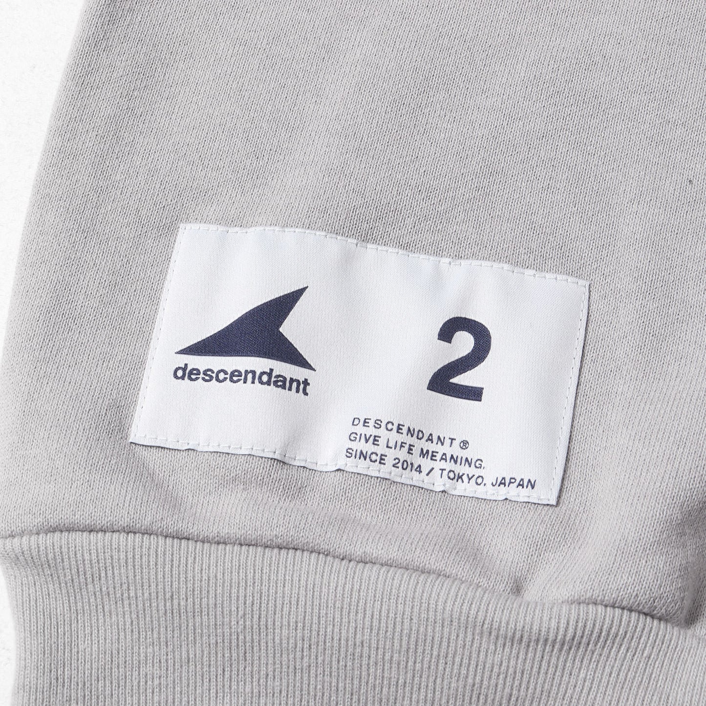 23SS クロスパドル クルーネック スウェット(CROSS PADDLE CREW NECK GRAY)