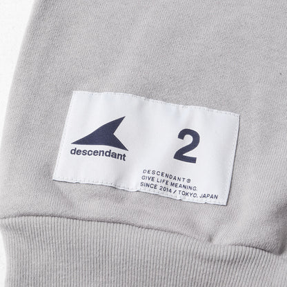 23SS クロスパドル クルーネック スウェット(CROSS PADDLE CREW NECK GRAY)