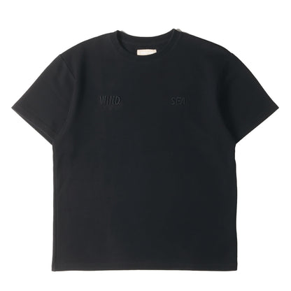 24SS ブランドロゴ刺繍 ポンチ Tシャツ