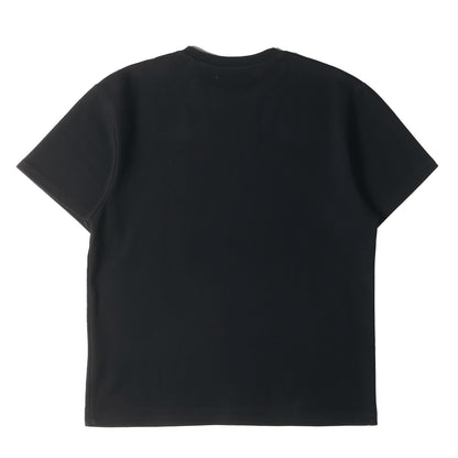 24SS ブランドロゴ刺繍 ポンチ Tシャツ