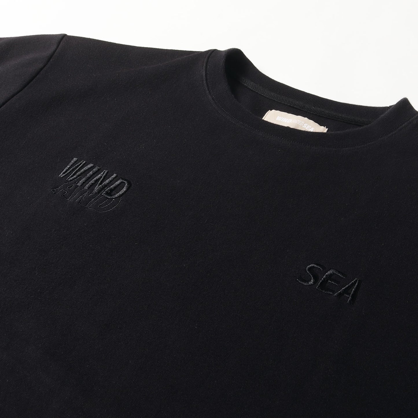24SS ブランドロゴ刺繍 ポンチ Tシャツ