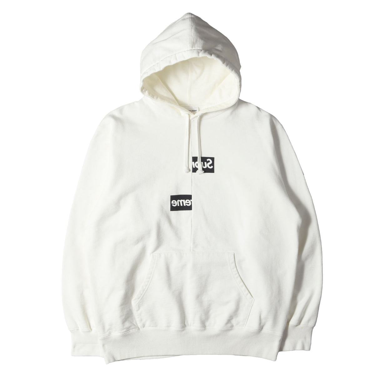 ×COMME des GARCONS SHIRT スプリット BOXロゴ スウェットパーカー(Split Box Logo Hooded Sweatshirt)