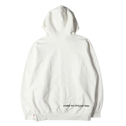 ×COMME des GARCONS SHIRT スプリット BOXロゴ スウェットパーカー(Split Box Logo Hooded Sweatshirt)