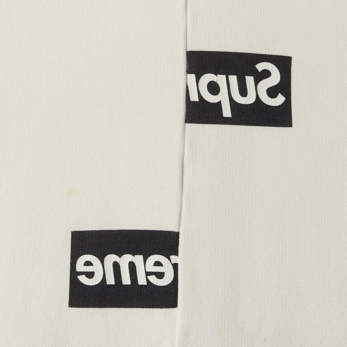 ×COMME des GARCONS SHIRT スプリット BOXロゴ スウェットパーカー(Split Box Logo Hooded Sweatshirt)