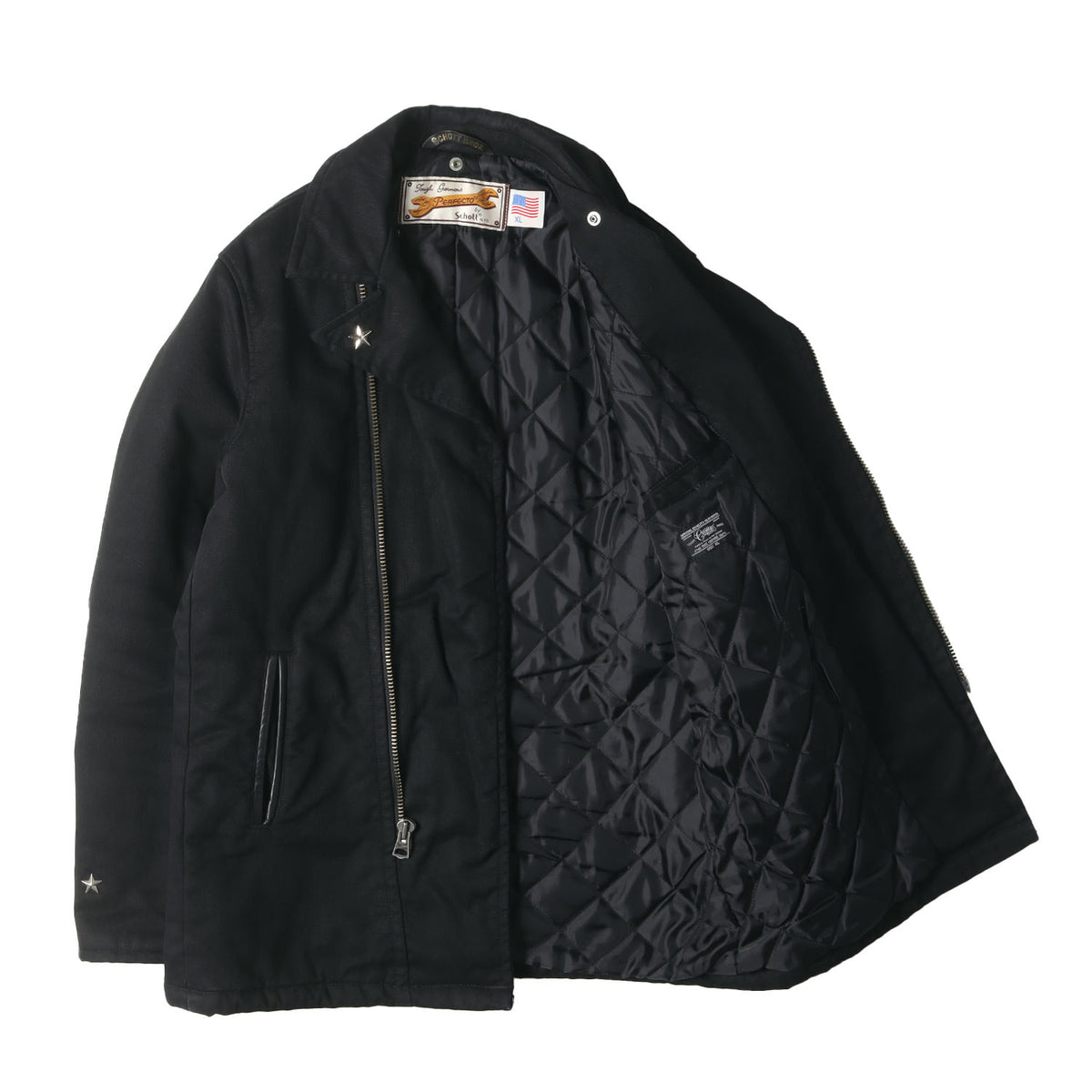 ×Schott ワンスター T/Cツイル Pコートコート