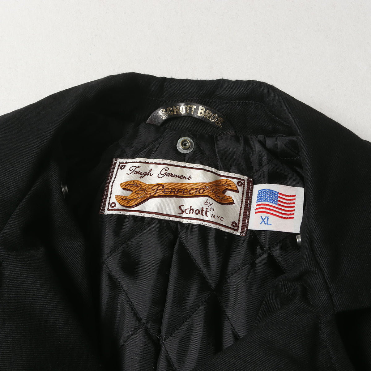×Schott ワンスター T/Cツイル Pコートコート