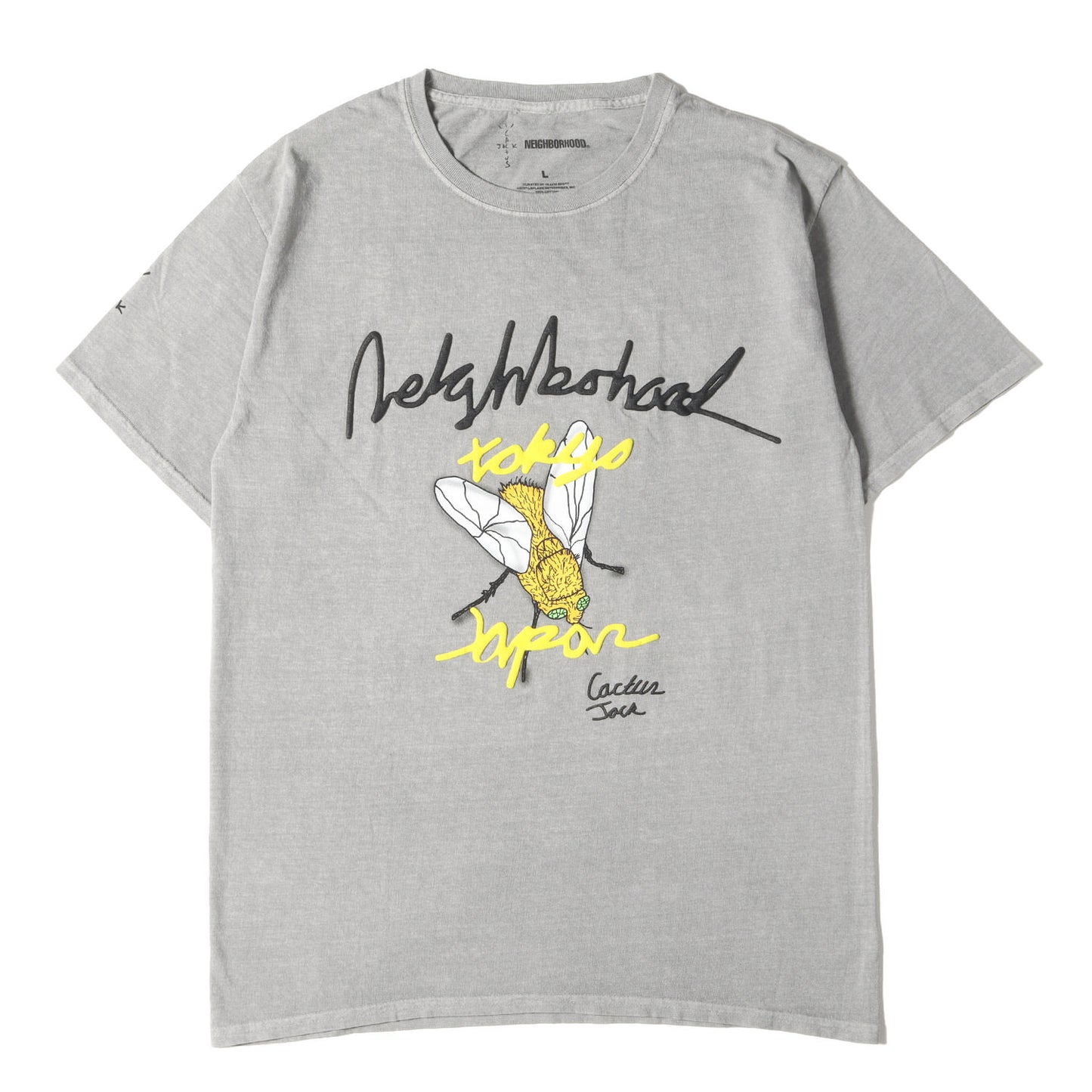 21SS ×Travis Scott / Cactus Jack 発泡プリント グラフィック Tシャツ