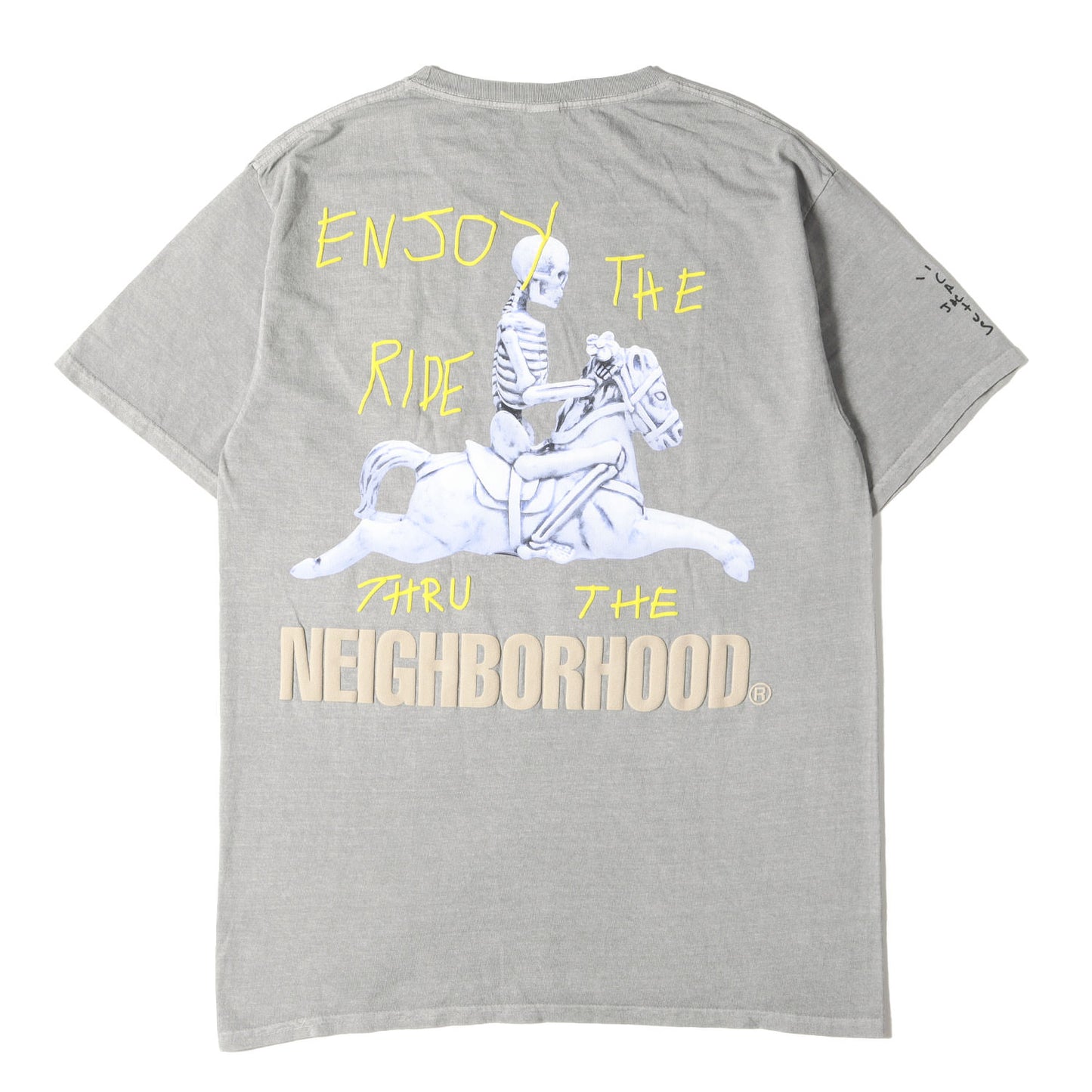 21SS ×Travis Scott / Cactus Jack 発泡プリント グラフィック Tシャツ