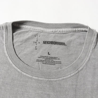 21SS ×Travis Scott / Cactus Jack 発泡プリント グラフィック Tシャツ