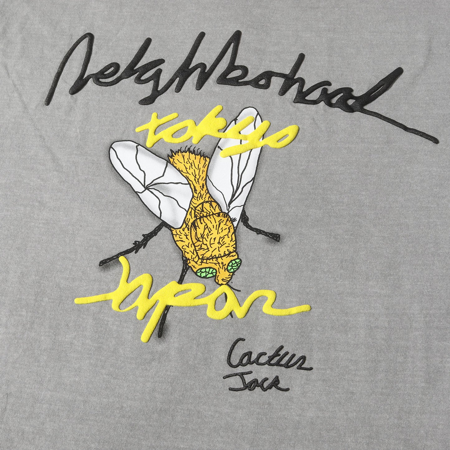 21SS ×Travis Scott / Cactus Jack 発泡プリント グラフィック Tシャツ