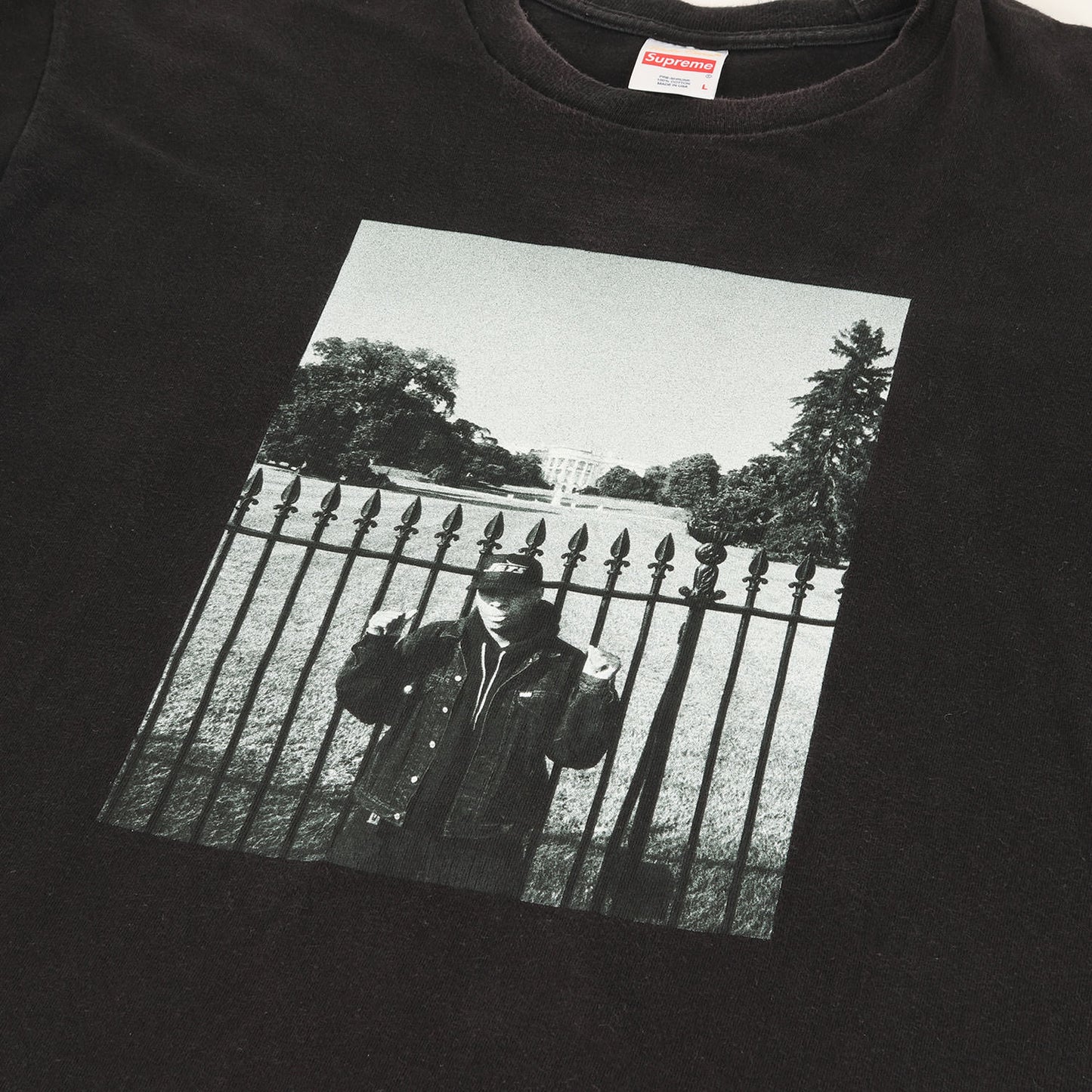 ×UNDERCOVER ×PUBLIC ENEMY フォトプリント Tシャツ(White House Tee)