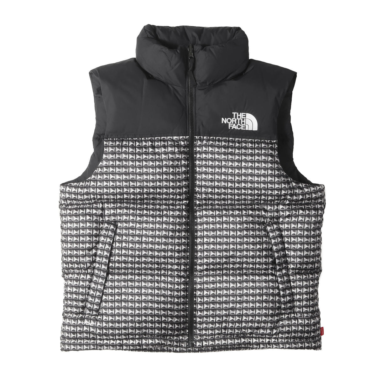 21SS ×THE NORTH FACE スタッズ柄 ヌプシ ダウンベスト(Studded Nuptse Vest)